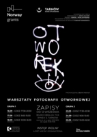 Plakat warsztatów fotografii otworkowej